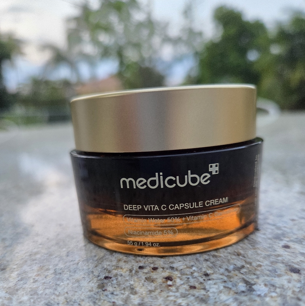Medicube Deep Vita C Capsule Cream 55g | Brightening Niacinamide Korean Skincare